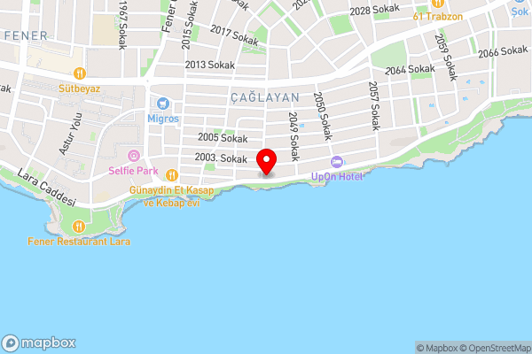 Nebilüx hotel - Hotel Location Map
