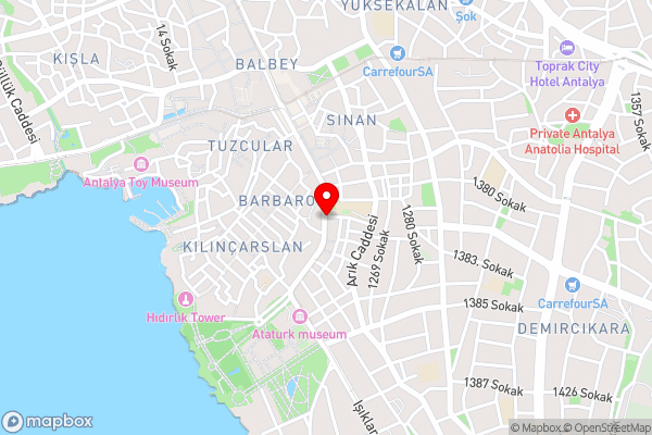 Nergiz Boutique Hotel - Hotel Location Map