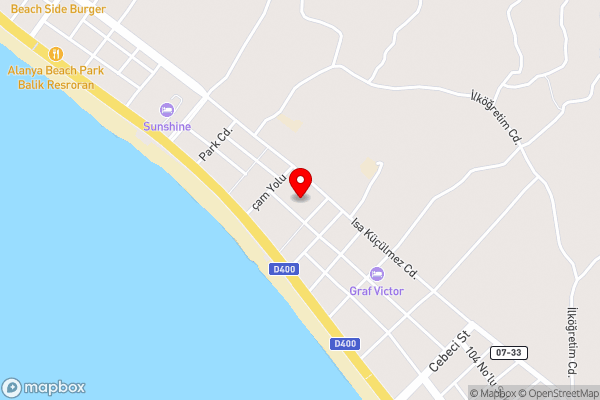 Nerida Beach Homes - Hotel Location Map