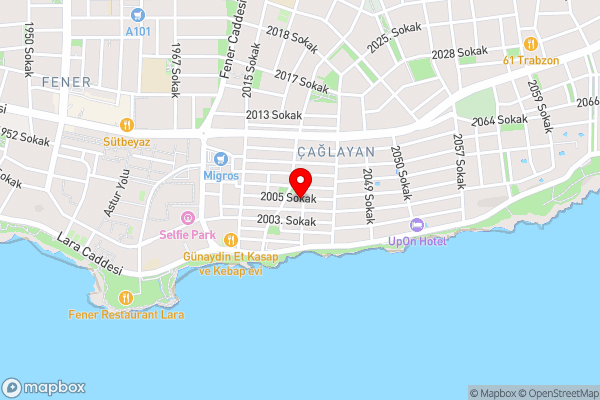 Ni Hotel Lara - Hotel Location Map