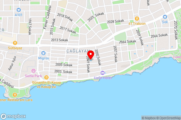 Niss Lara Hotel - Hotel Location Map