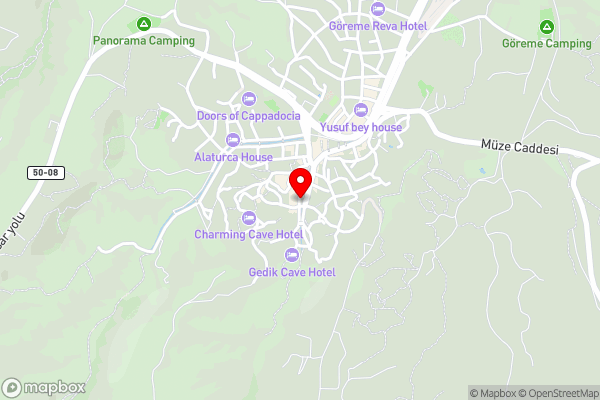 Noah's Ark Cave Hotel - Hotel Location Map