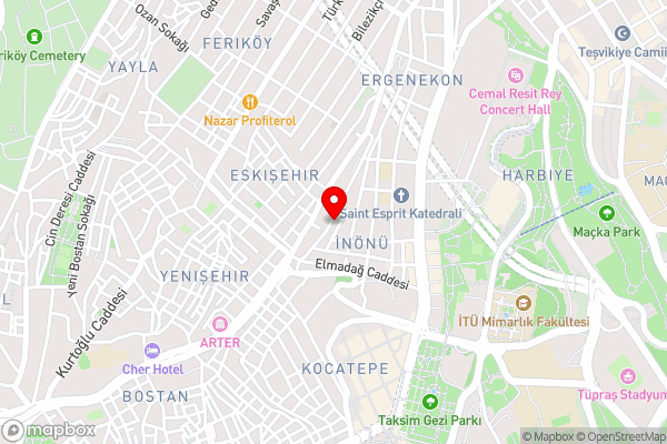 Nostalgic Duplex House near Trendy Attractions in Sisli - Hotel Location Map