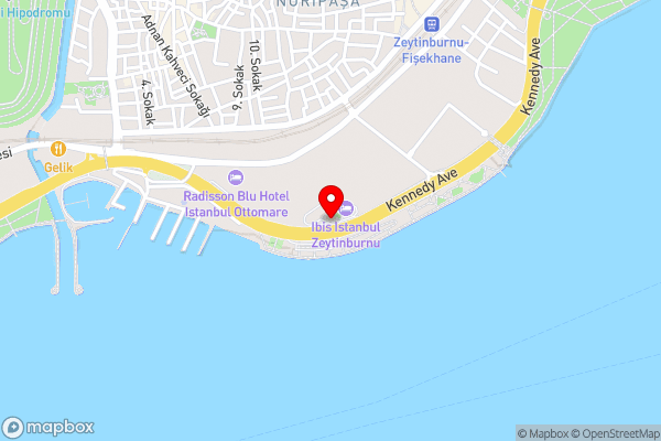 Novotel Istanbul Zeytinburnu - Hotel Location Map