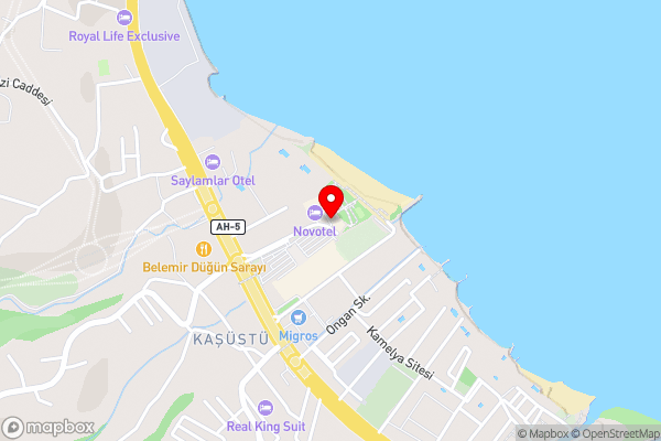 Novotel Trabzon - Hotel Location Map