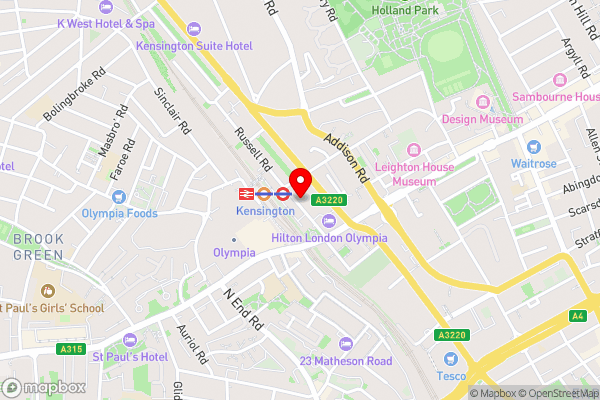 NOX Olympia - Hotel Location Map