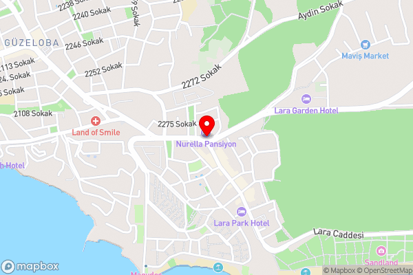 Nurella Pansiyon - Hotel Location Map