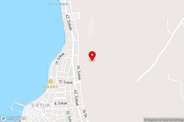 Nuriye Alaçatı - Hotel Location Map