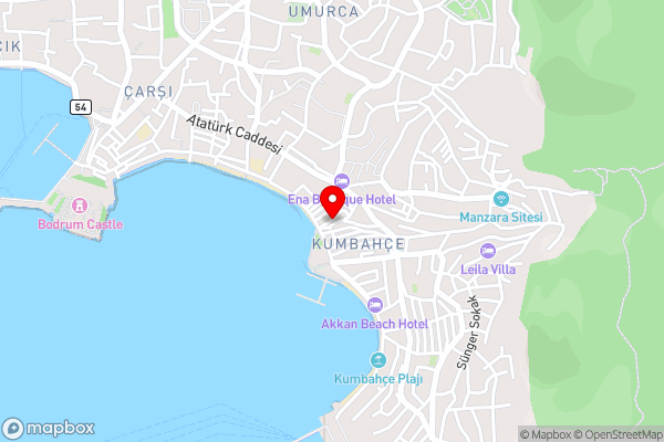 Oalis Boutique Hotel - Hotel Location Map