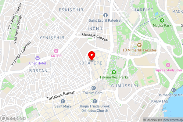Occidental Taksim - Hotel Location Map
