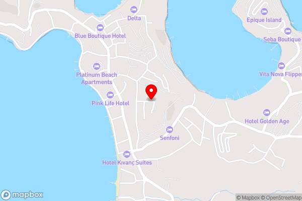 Okaliptüs Suite Yalikavak - Hotel Location Map