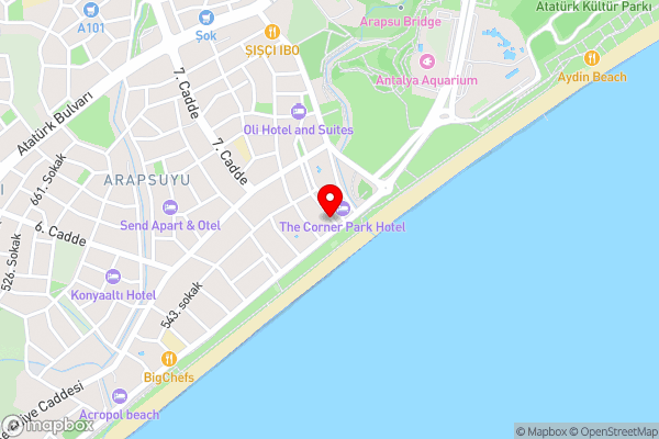 Olbia Residence Hotel - Hotel Location Map