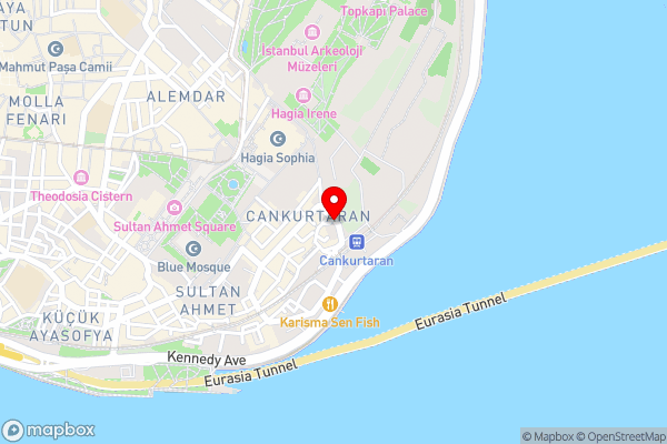 Old Town İstanbul Hostel - Hotel Location Map