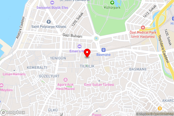 Olimpiyat Hotel Izmir - Hotel Location Map