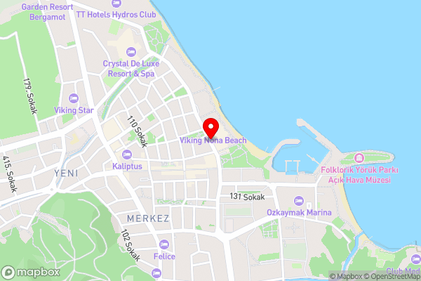 Olimpos Beach Hotel by RRH&R - Hotel Location Map