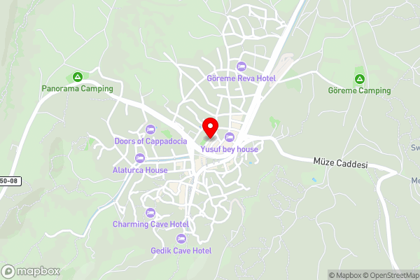 Olivia Cave Hotel - Hotel Location Map