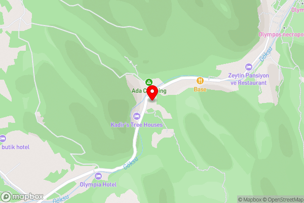 Olympos Altaris - Hotel Location Map