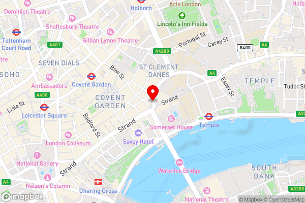 One Aldwych - Hotel Location Map