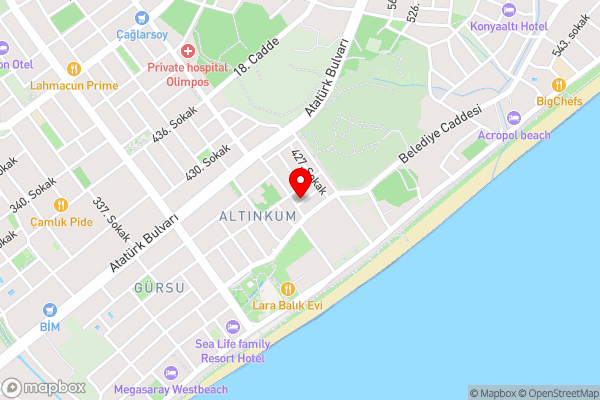 OPERA SUITES Apart Hotel - Hotel Location Map