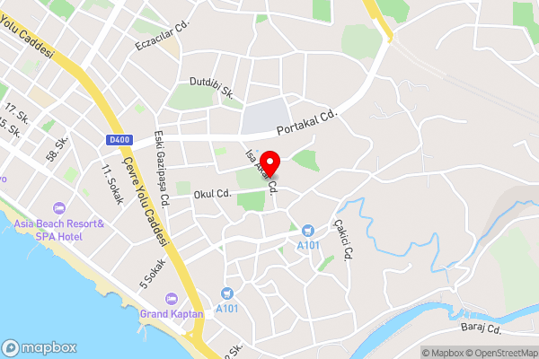 Orange Garden - Hotel Location Map