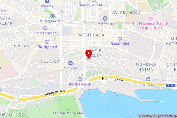 Orient Mintur Hotel - Hotel Location Map