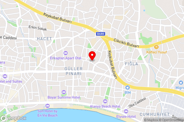 Orient Suite Hotel - Hotel Location Map