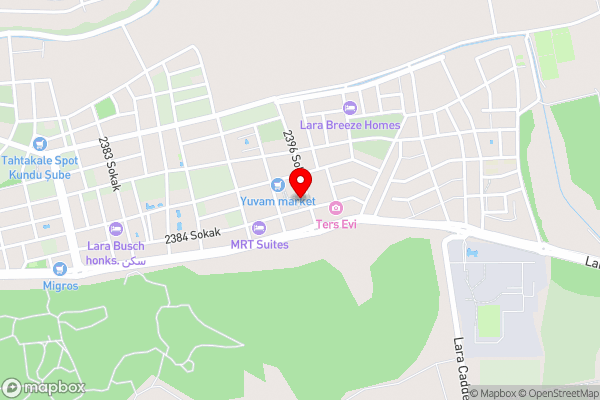 Örnekköy Kiralık - Hotel Location Map
