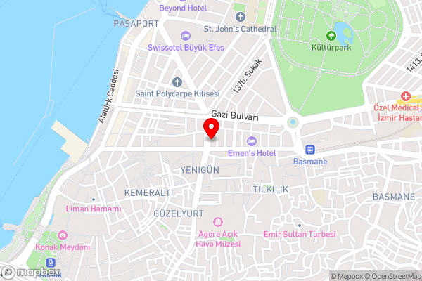 OTEL KÂYA - Hotel Location Map