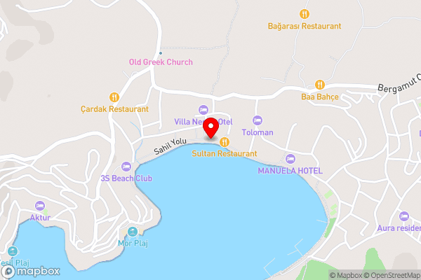 Otel Marinada - Hotel Location Map