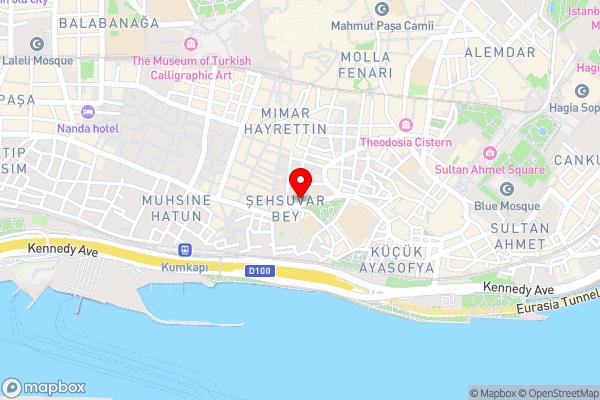 Ottoman Hotel Park - Special Category - Hotel Location Map