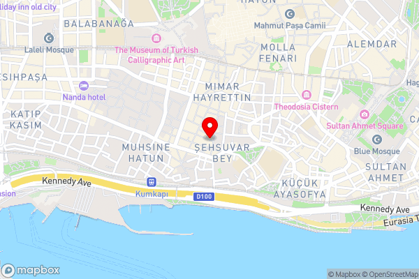 Oval Flats Istanbul - Hotel Location Map