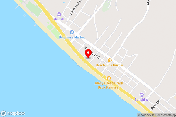 Oxopia Kestel residence - Hotel Location Map