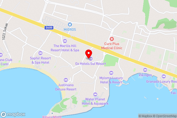 Oz Hotels Sui - Hotel Location Map