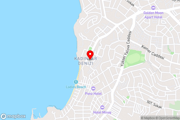 Ozgun Apart Hotel - Hotel Location Map