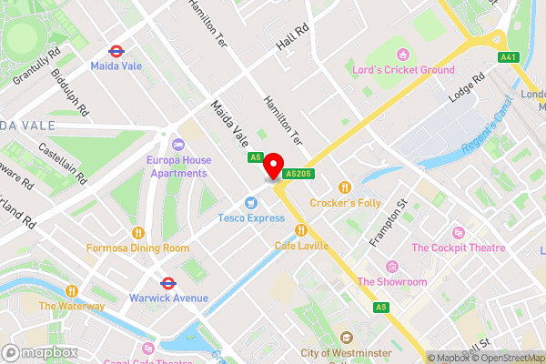 Paddington Gardens - Hotel Location Map