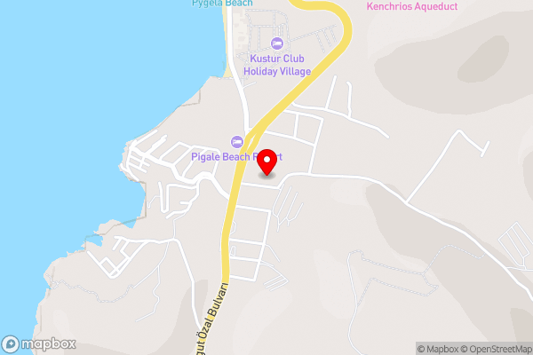 palm club apart otel - Hotel Location Map