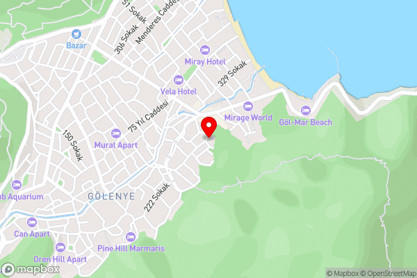 PALM GARDEN APART OTEL - Hotel Location Map