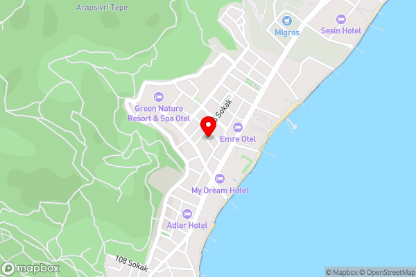 Palmea Hotel - Hotel Location Map