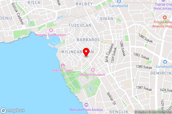 Palmenhaus Antalya - Hotel Location Map