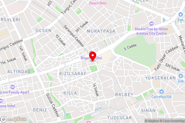 Palmera House Hotel - Hotel Location Map