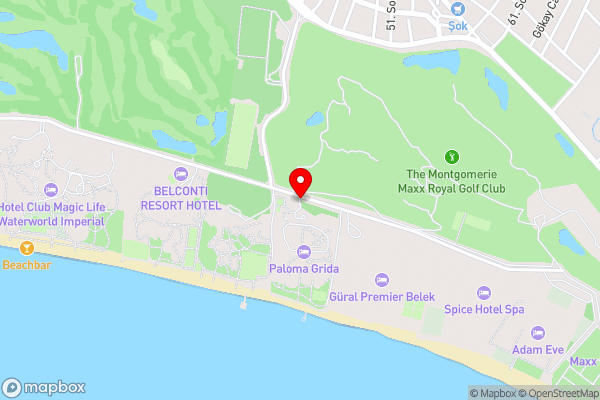 Paloma Grida - Hotel Location Map