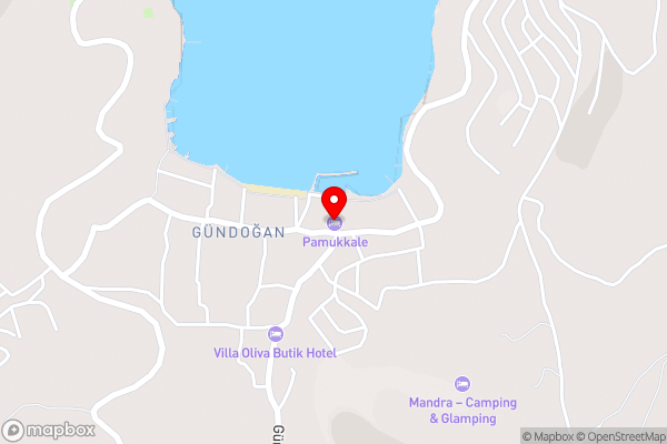 PAMUKKALE OTEL RESTAURANT - Hotel Location Map