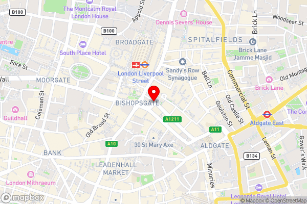 Pan Pacific London - Hotel Location Map