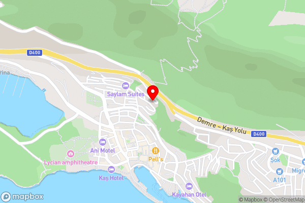 PANORAMA KAŞ APART OTEL - Hotel Location Map
