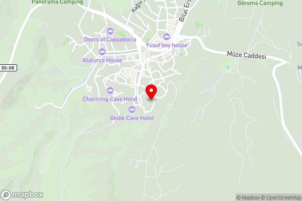 Panoramic Cave Hotel - Hotel Location Map