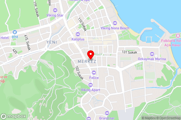 Paradise Hotel - Hotel Location Map