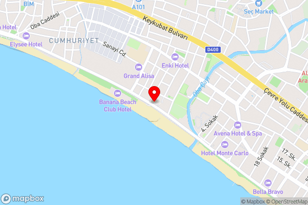 Parador Sky Hotel All Inclusive - Hotel Location Map