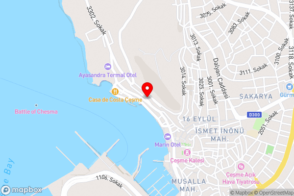 Paris Residence Cesme - Hotel Location Map