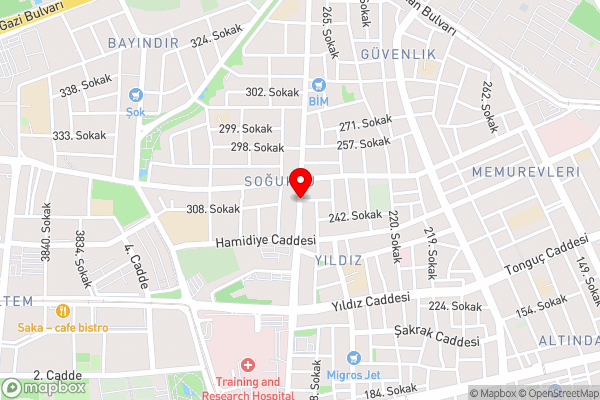 Park Arka - Hotel Location Map