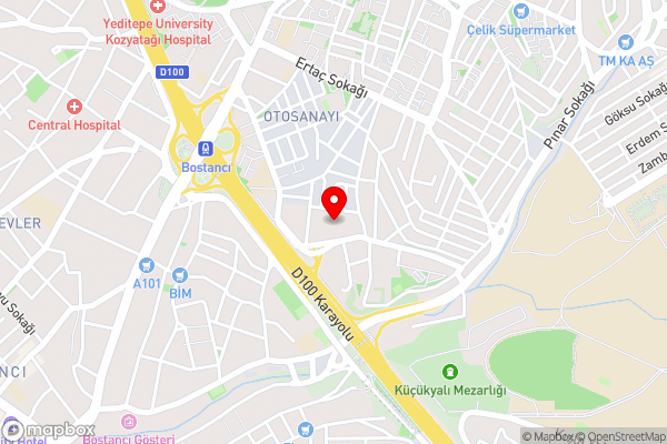 Park Dedeman Bostanci Hotel - Hotel Location Map